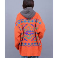 ナバホモールニットカーディガン