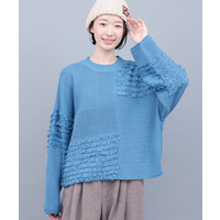 ループフリンジニットプルオーバー