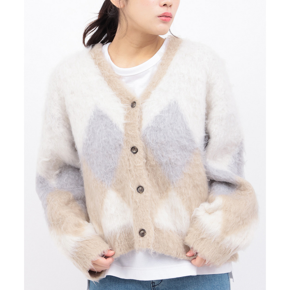 Orale! ふわふわジャカードカーディガン7