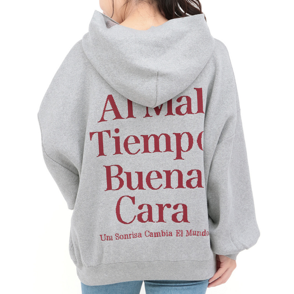 Orale! バックロゴニットフーディー10