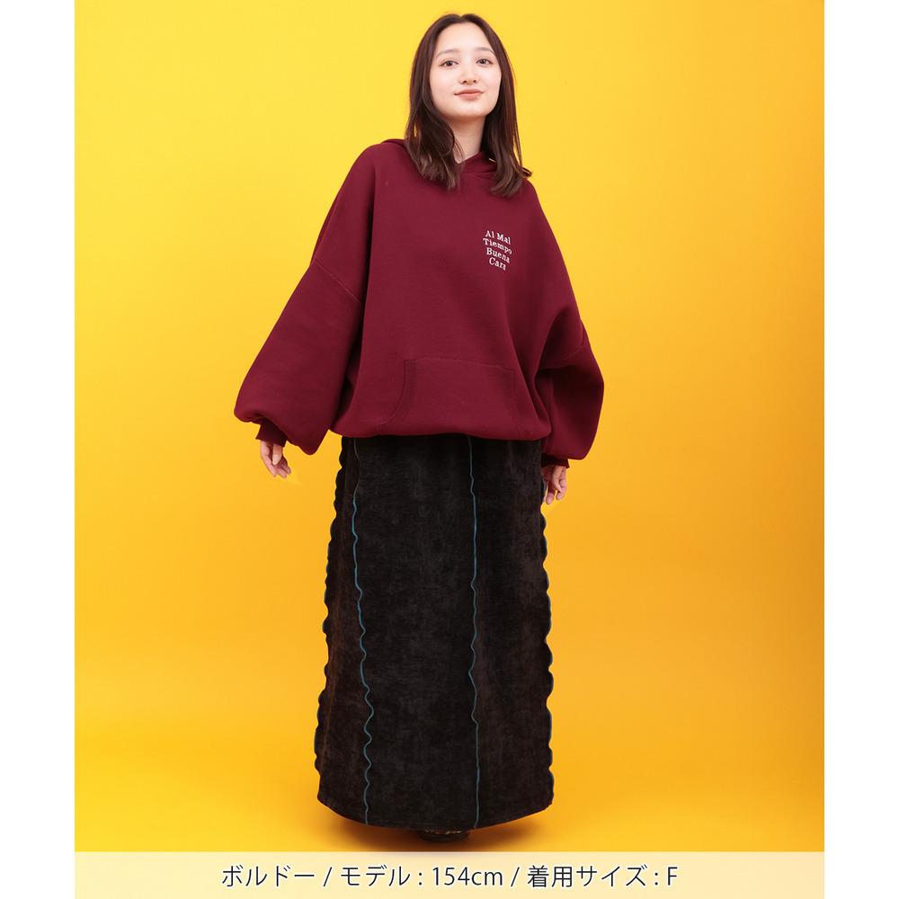 Orale! バックロゴニットフーディー4