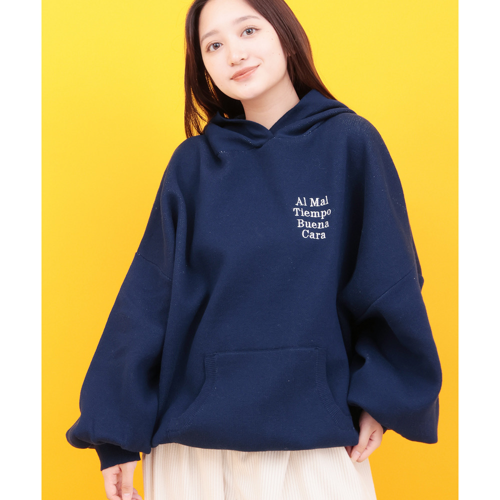 Orale! バックロゴニットフーディー8