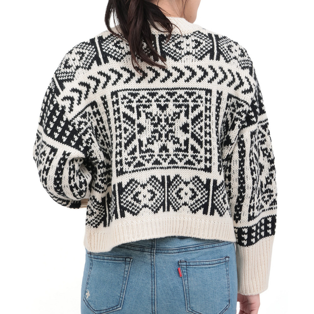 Orale! バンダナ柄ジャカードニットプルオーバー11