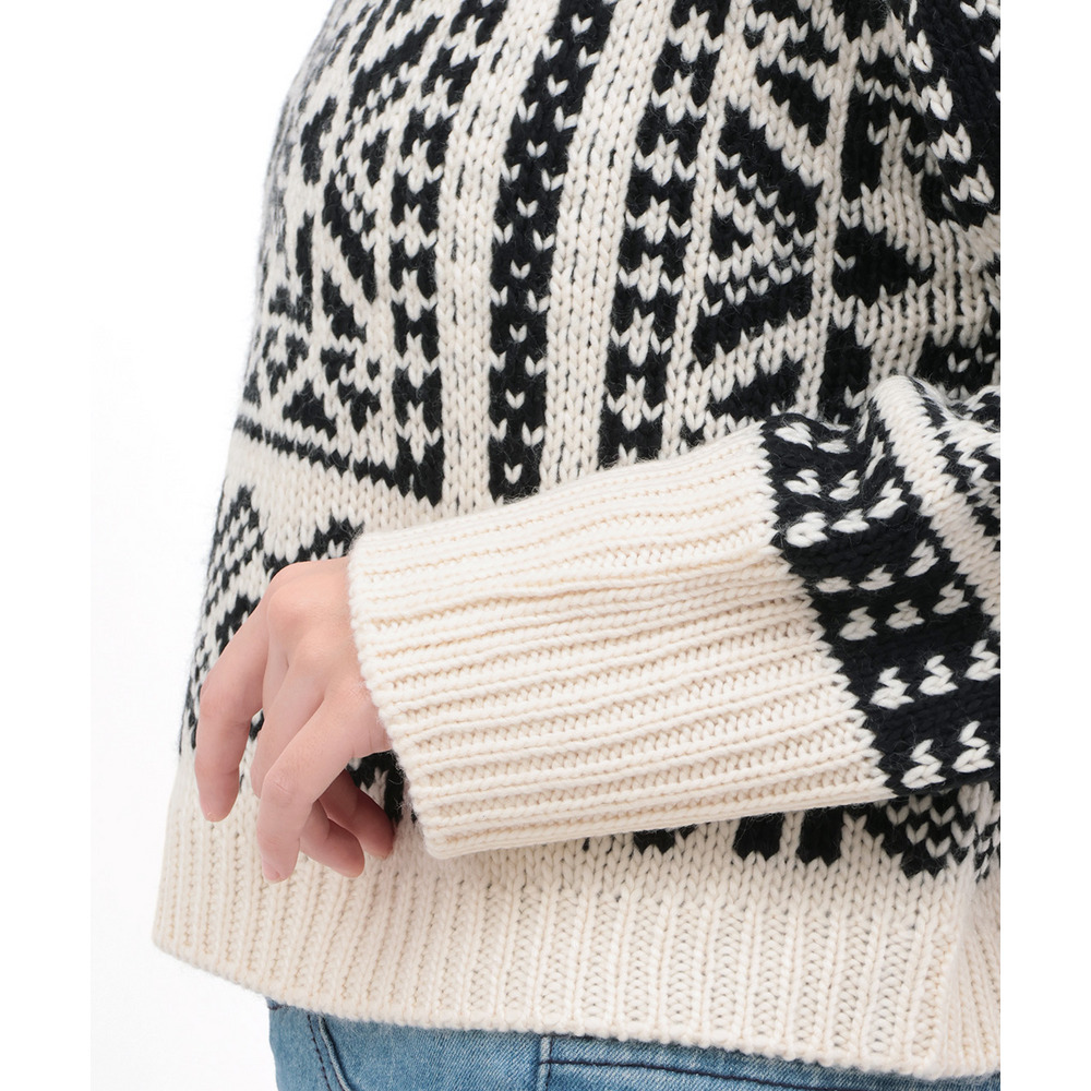 Orale! バンダナ柄ジャカードニットプルオーバー13