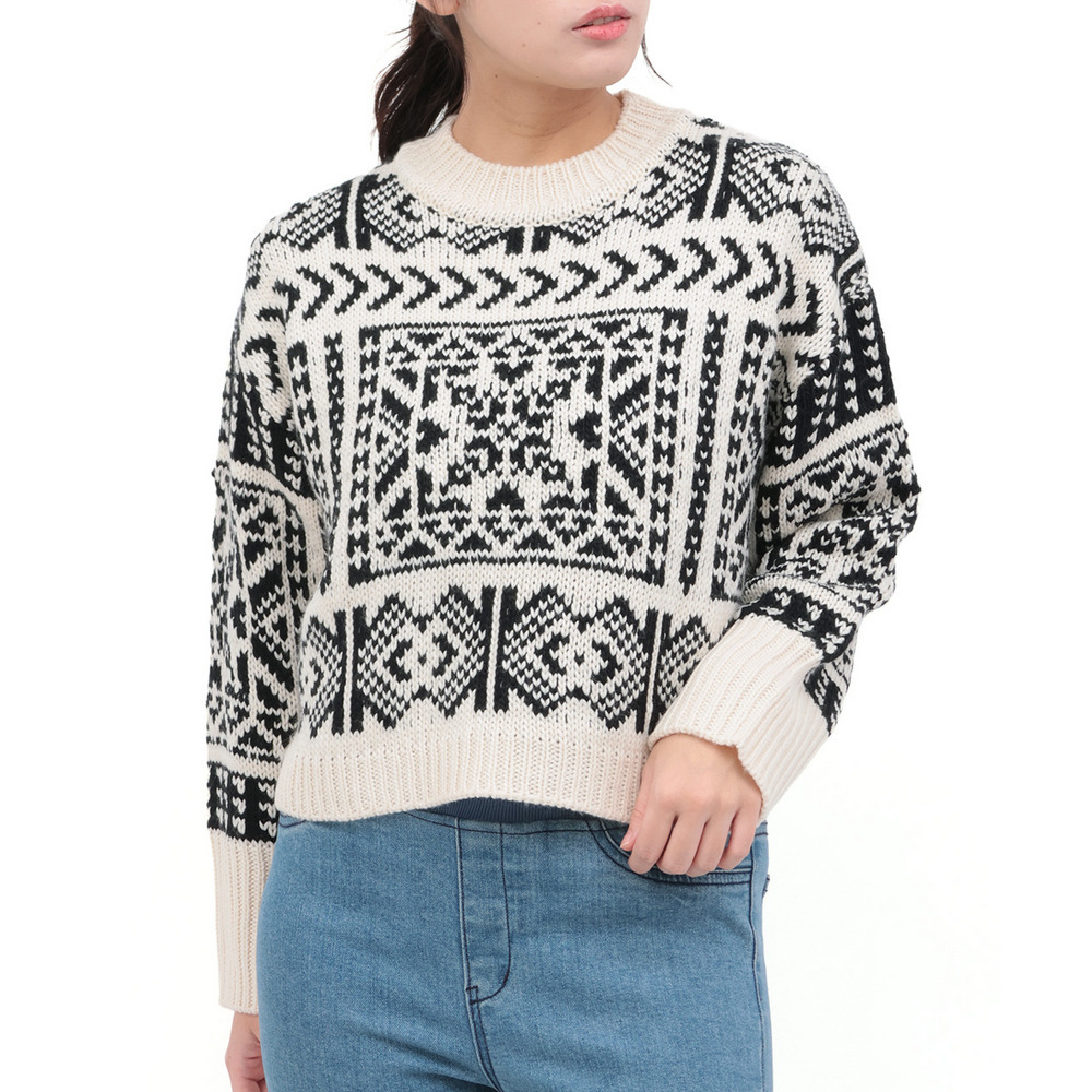 Orale! バンダナ柄ジャカードニットプルオーバー7