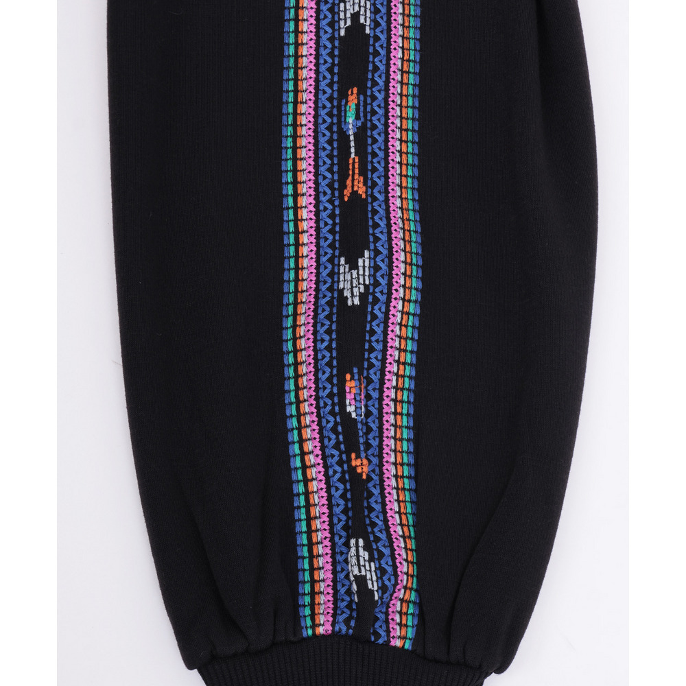 裏シャギーボア刺繍ポカクルーネックプルオーバー16