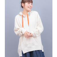 裏シャギーボア刺繍ポカフーディー