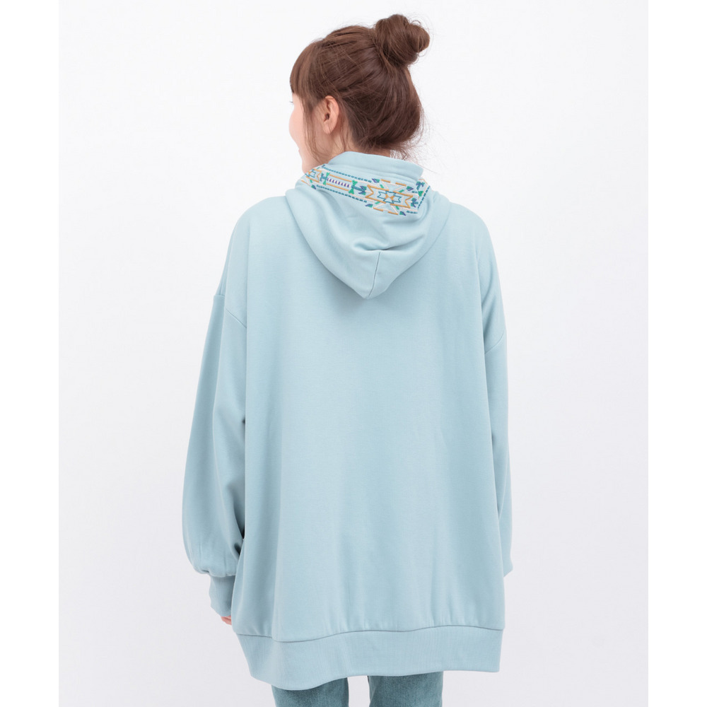 裏シャギーボア刺繍ポカフーディー11