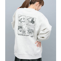 おばけネコ裏起毛プルオーバー