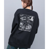 【期間限定価格】おばけネコ裏起毛プルオーバー