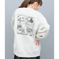 おばけネコ裏起毛プルオーバー