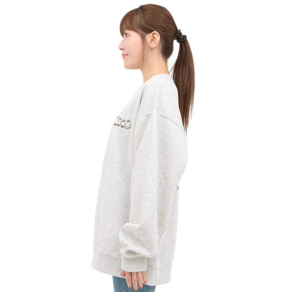 おばけネコ裏起毛プルオーバー11
