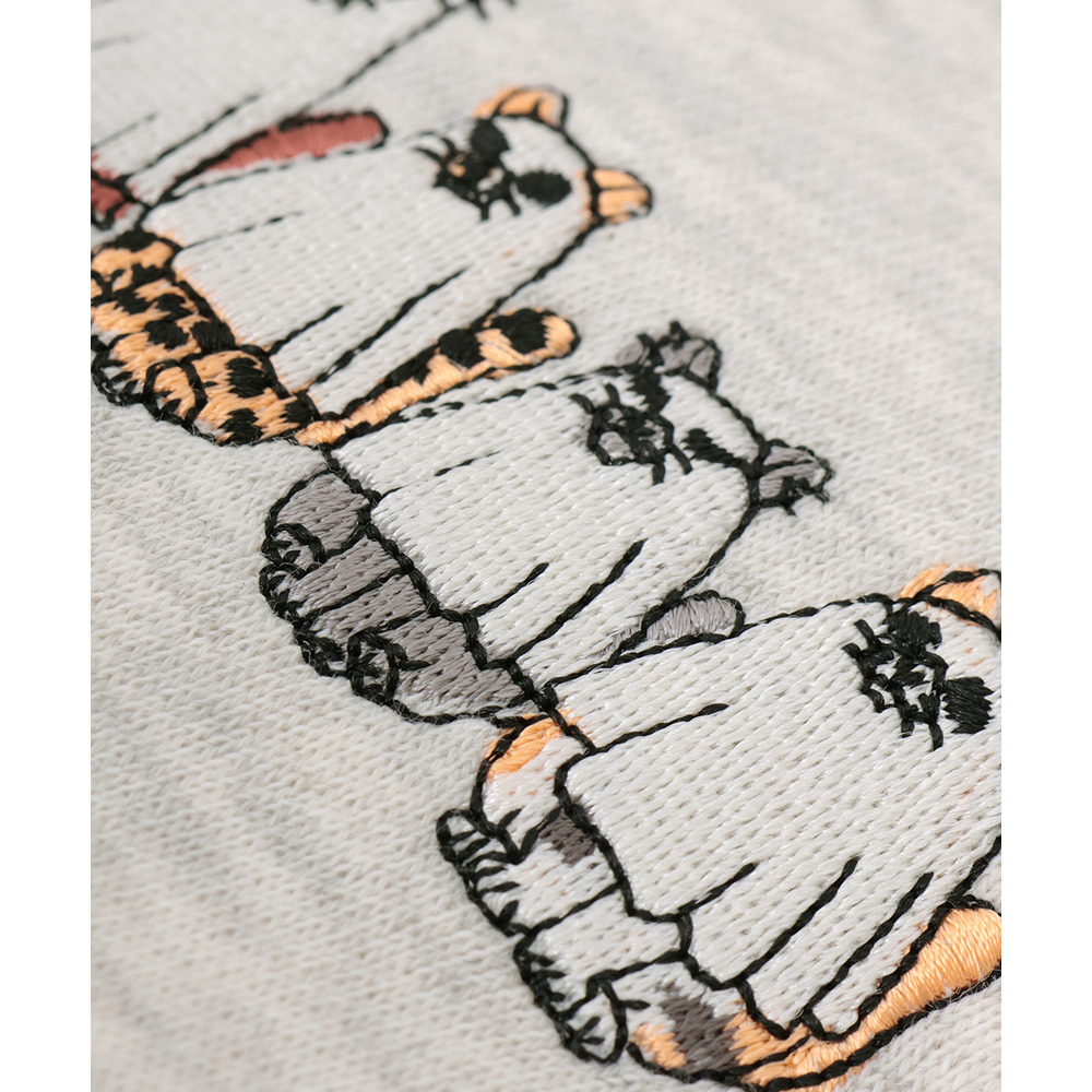 おばけネコ裏起毛プルオーバー16