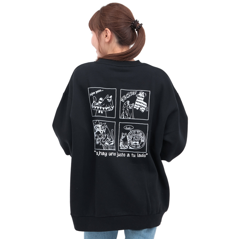 おばけネコ裏起毛プルオーバー8