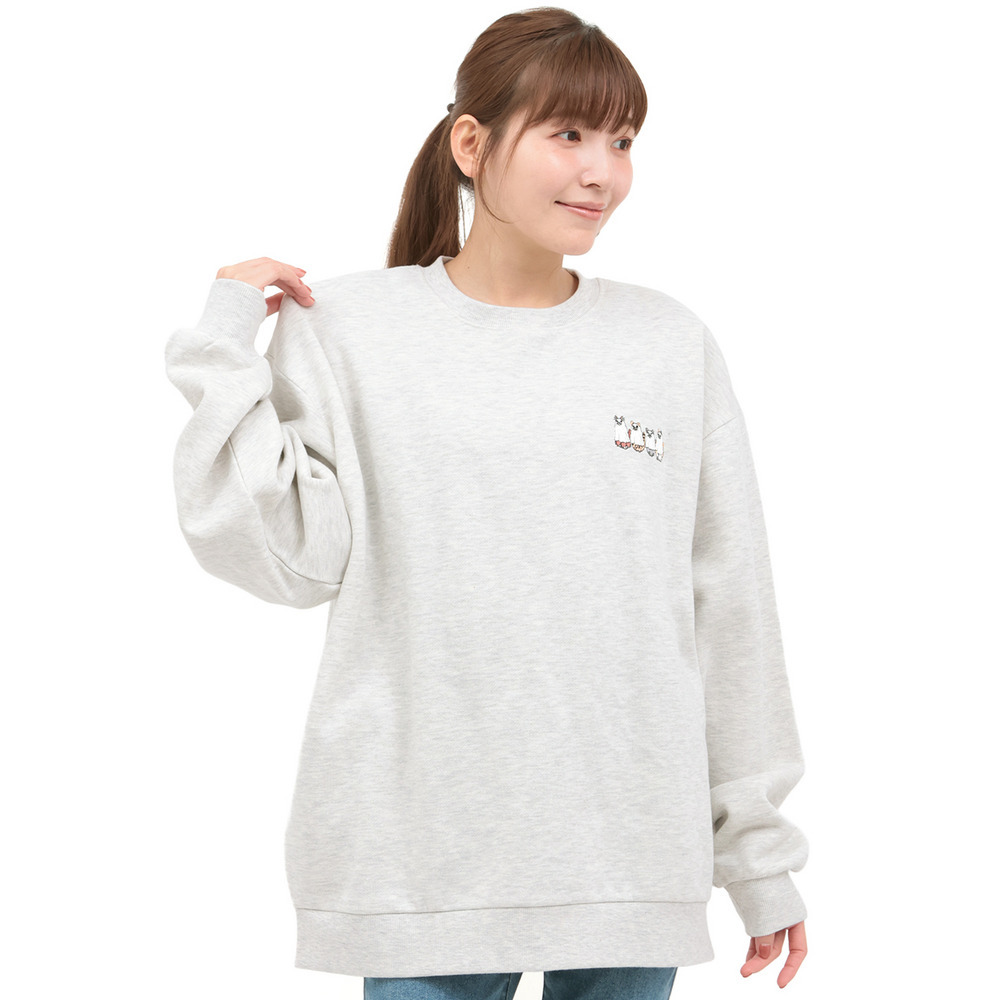 おばけネコ裏起毛プルオーバー9