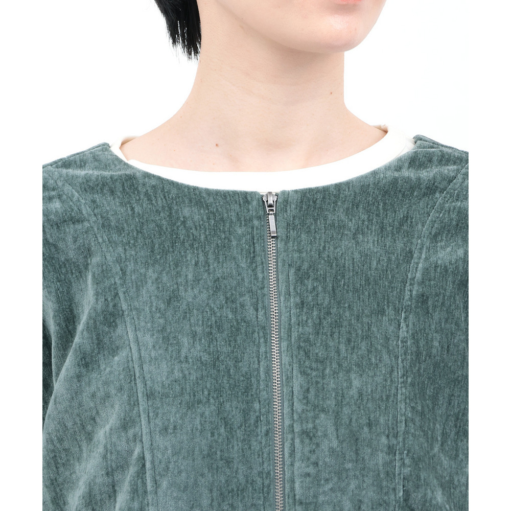 マットモールジップカーディガン12