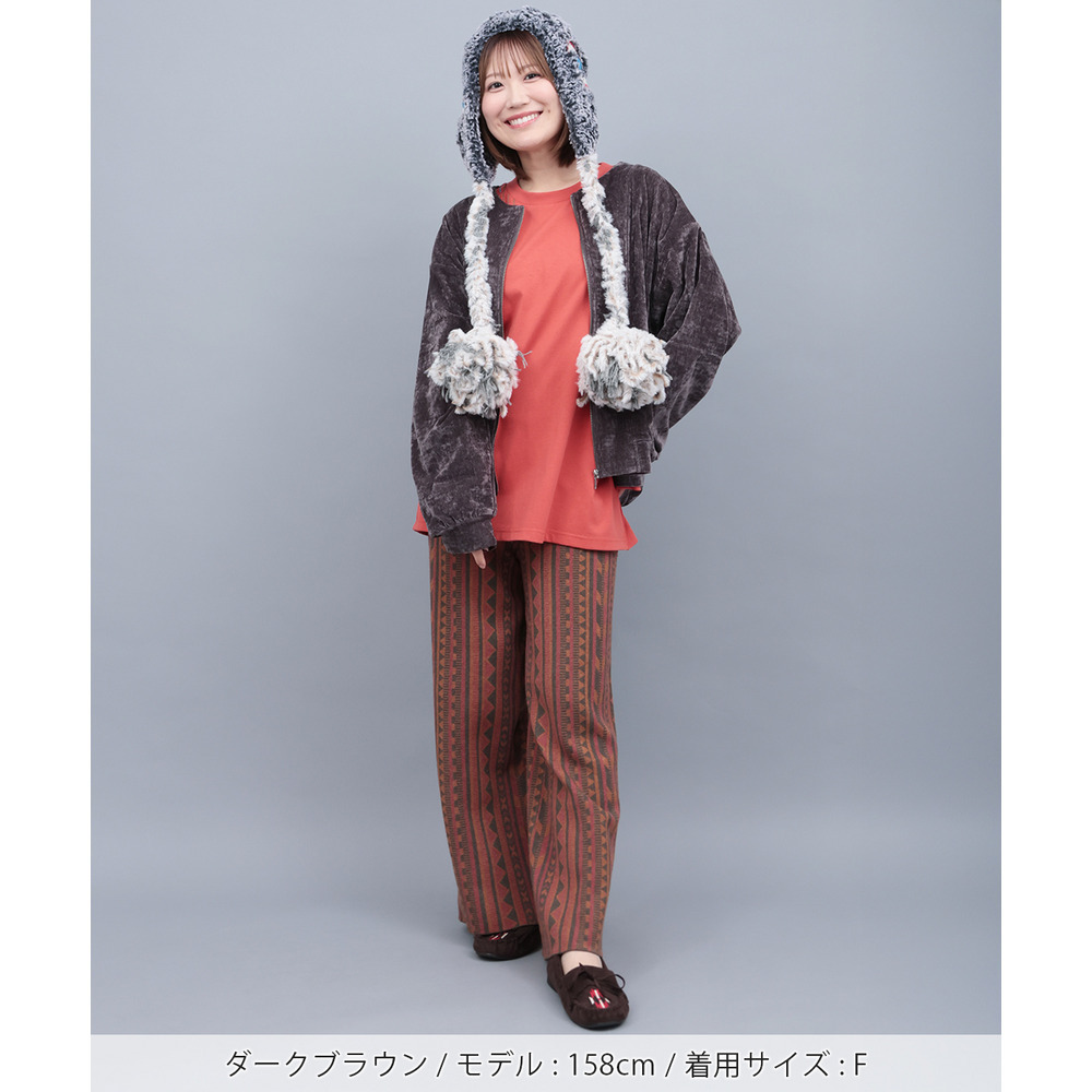 マットモールジップカーディガン5