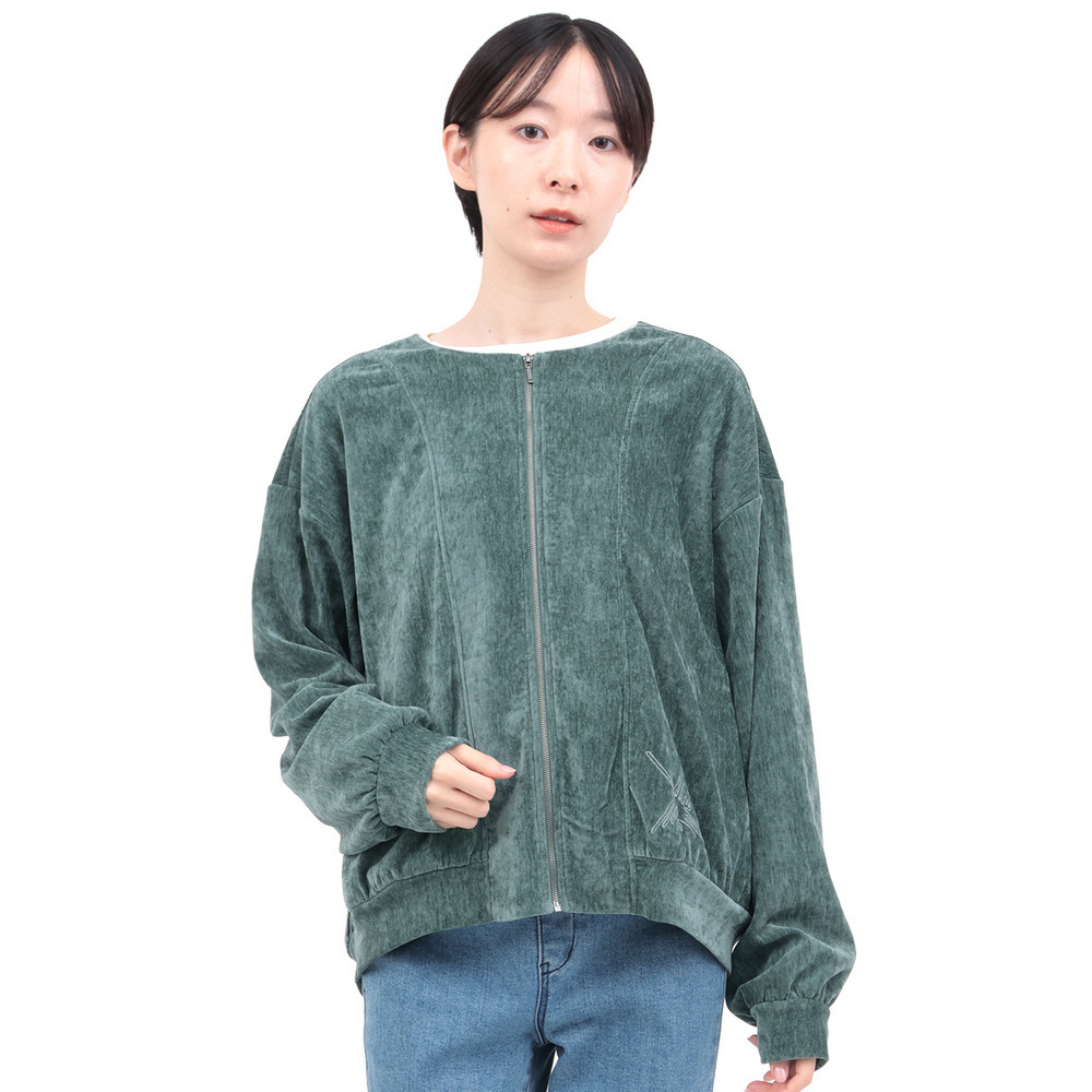 マットモールジップカーディガン8