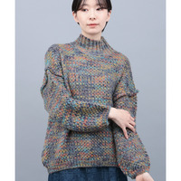 【期間限定価格】メランジハイネックニットプルオーバー
