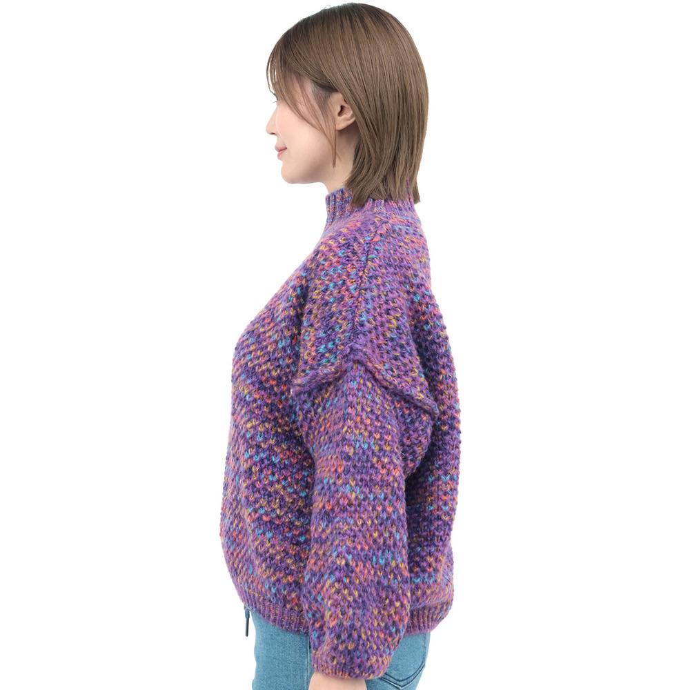 メランジハイネックニットプルオーバー10