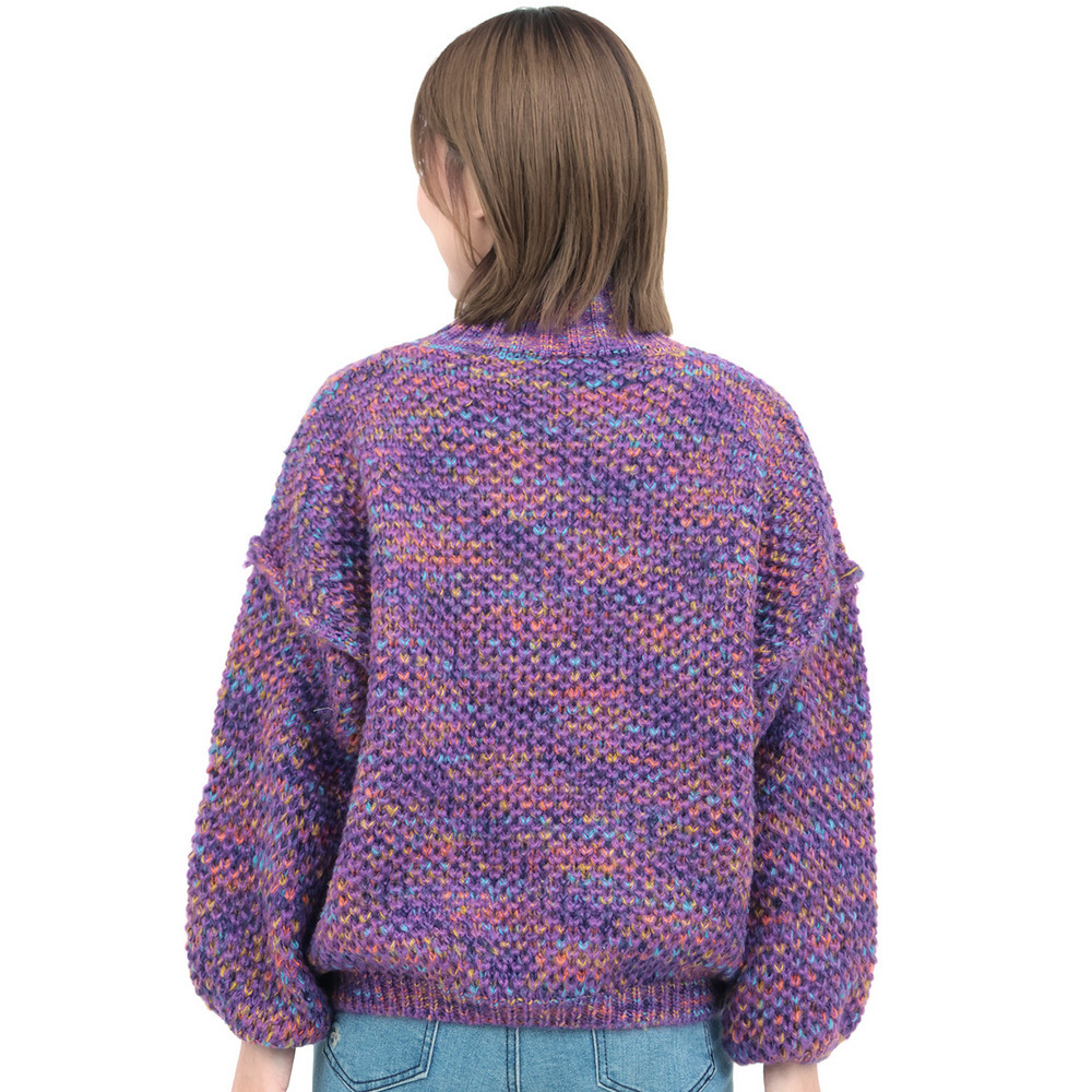 メランジハイネックニットプルオーバー11