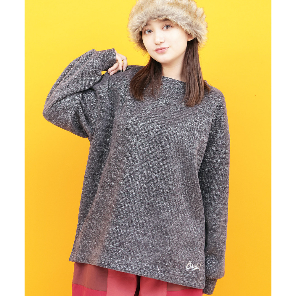 Orale! キラキラモールニットライクプルオーバー