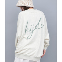 バックロゴエンブロイダリーオーバーサイズプルオーバー