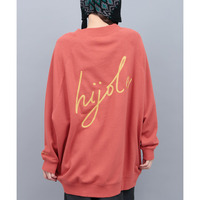 バックロゴエンブロイダリーオーバーサイズプルオーバー