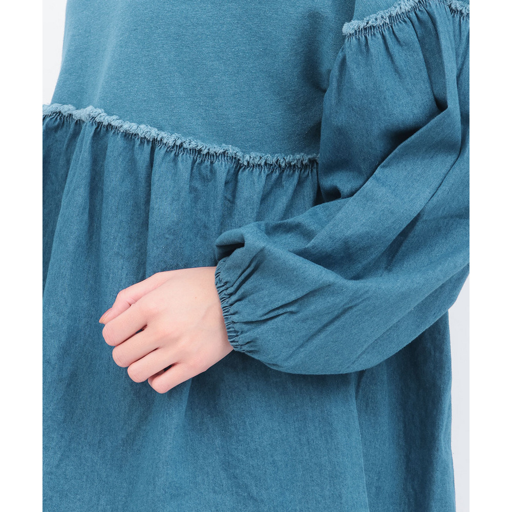 デニム×インディゴ天竺プルオーバー10