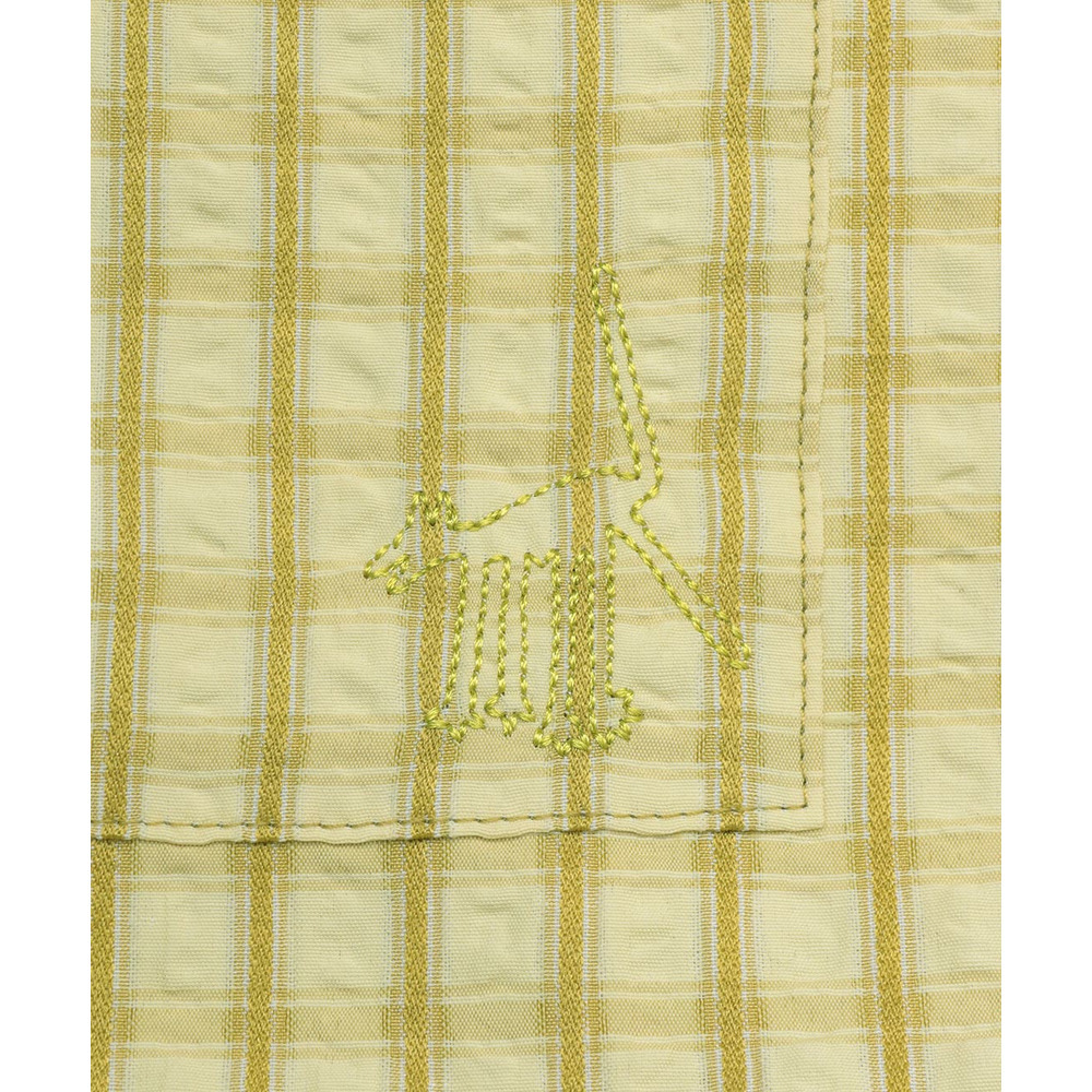 フード付きチェックシャツ19