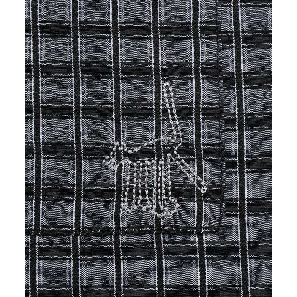 フード付きチェックシャツ20