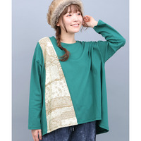 ランダム柄切替プルオーバー