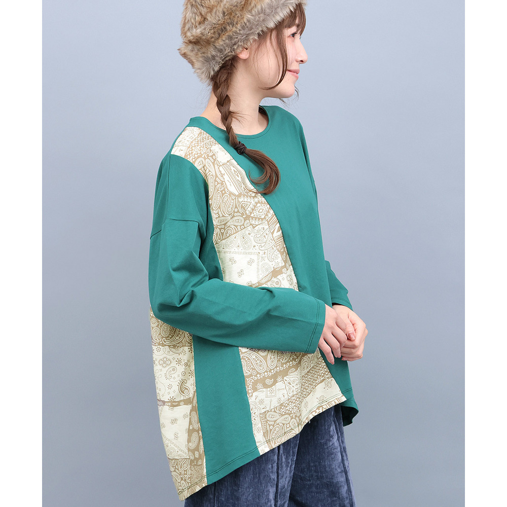 ランダム柄切替プルオーバー5