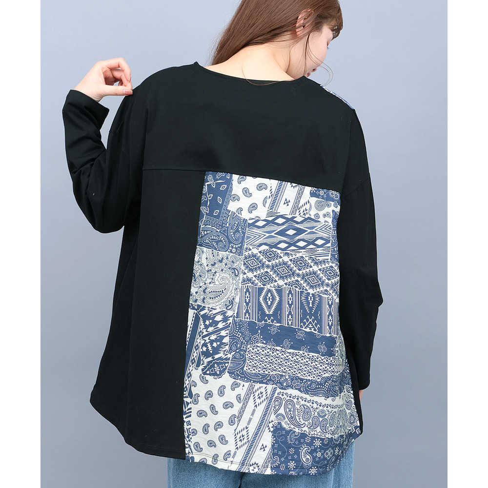 ランダム柄切替プルオーバー8