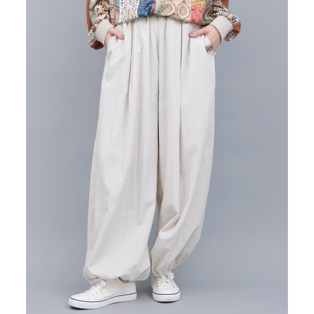 ヴィンテージナイロンギャザーパンツ2