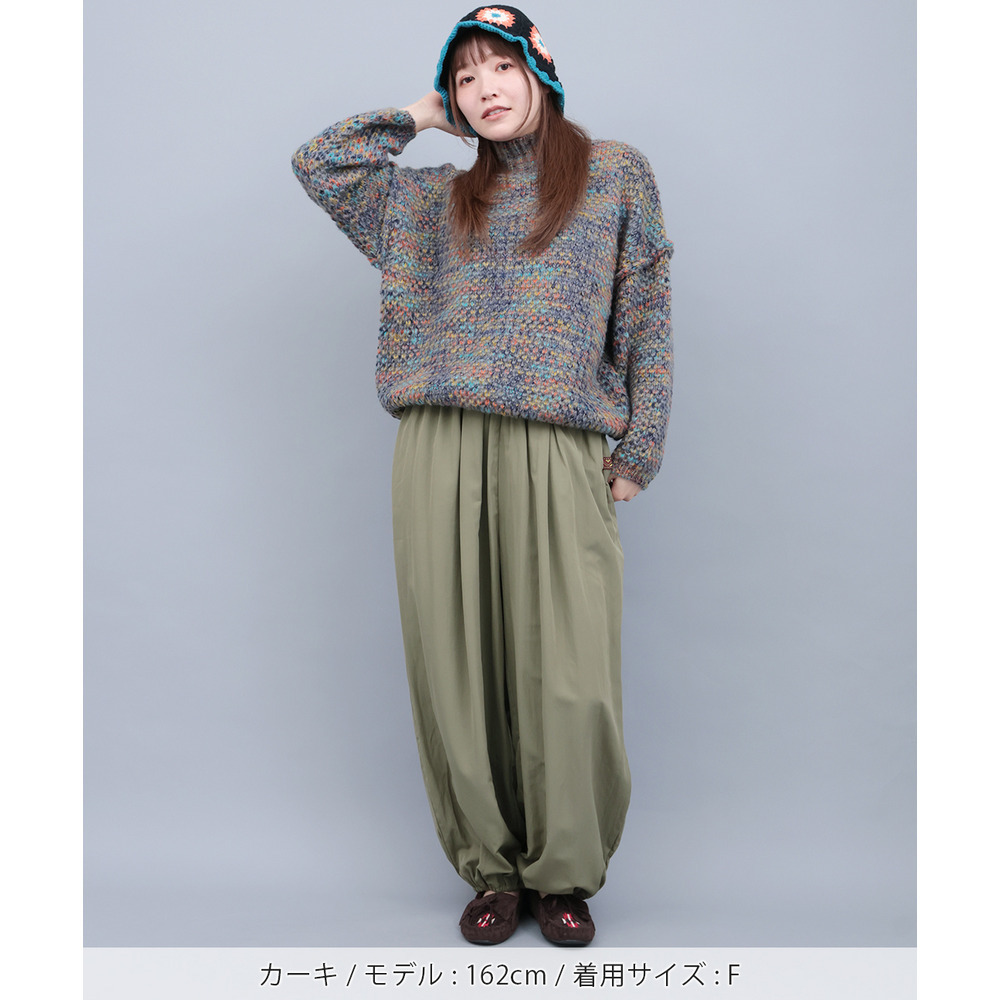 ヴィンテージナイロンギャザーパンツ3