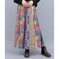 ファブリックプリントジャージースカート