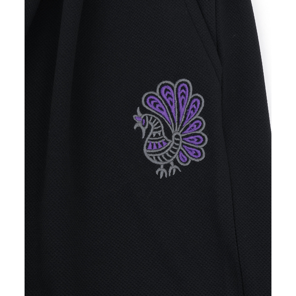 ファブリックプリント&ブラックパンツ17