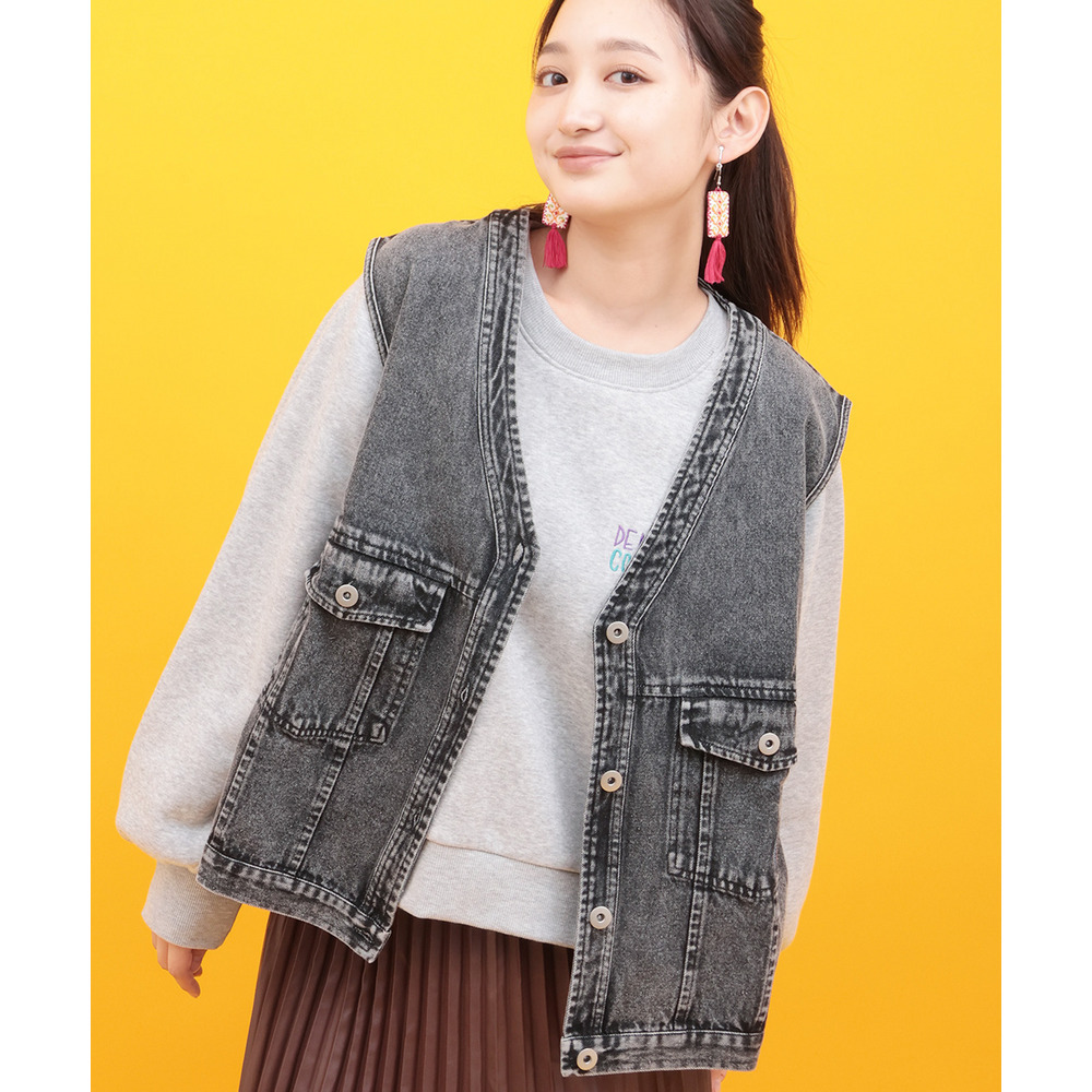 Orale! カラーデニムベスト