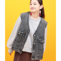 Orale! カラーデニムベスト