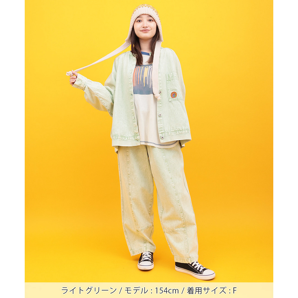 Orale! カラーデニムコクーンパンツ3