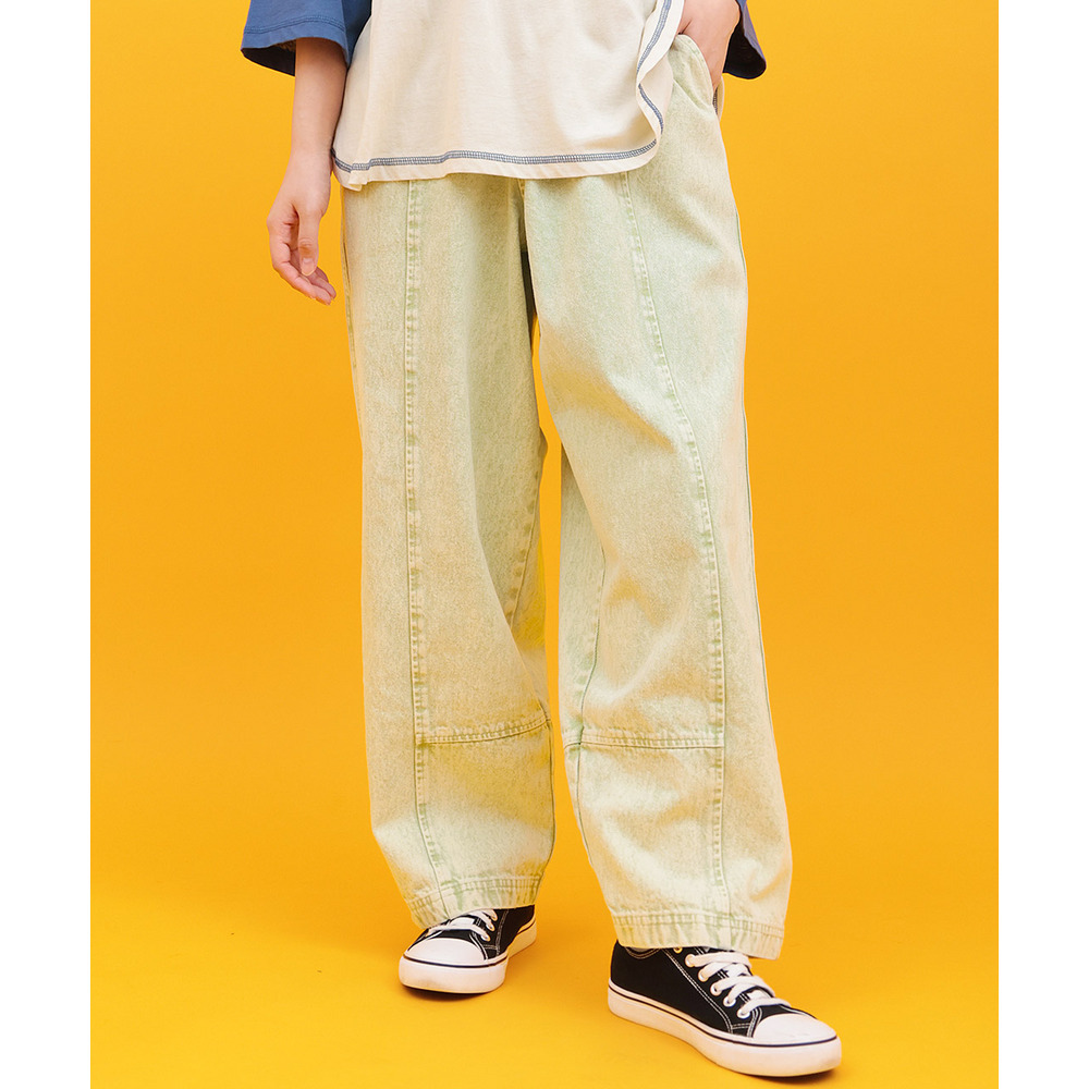 Orale! カラーデニムコクーンパンツ1