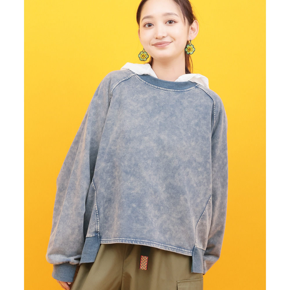 Orale! ケミカル裏毛プルオーバー