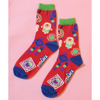 世界のお守りモチーフソックス