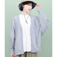 UVカット梨地ドルマンカーディガン