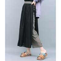 バイカラーパンツスカート