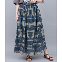 パペルピカドプリントスカート