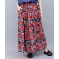 パペルピカドプリントスカート