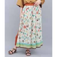 メヒコモチーフプリントパンツスカート