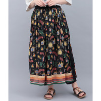 メヒコモチーフプリントパンツスカート